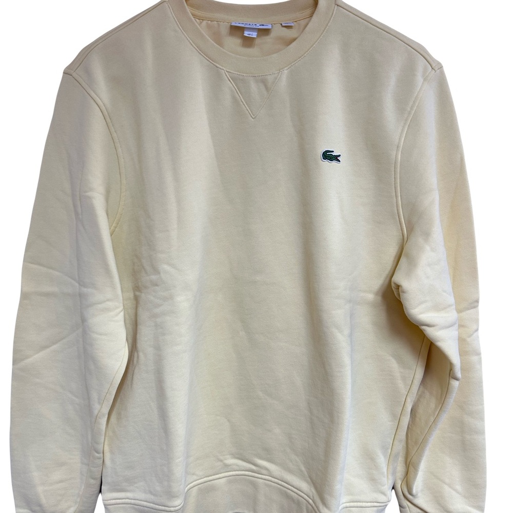 Lacoste Yellow Sweatshirt large